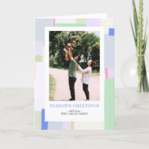 Kunsthandwerkskarte Pastel Weihnachtsfeiertag