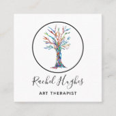 Kunsthandwerkskarte Quadratische Visitenkarte (Vorderseite)