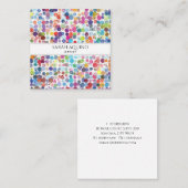 Kunsthandwerkskarte Quadratische Visitenkarte (Vorne/Hinten)