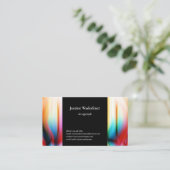 Kunsthandwerkskarte Visitenkarte (Stehend Vorderseite)