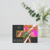 Kunsthandwerkskarte Visitenkarte (Stehend Vorderseite)