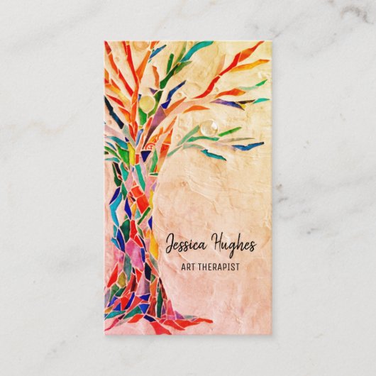 Kunsthandwerkskarte Visitenkarte (Vorderseite)