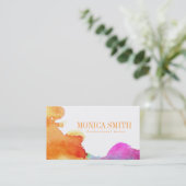 Kunsthandwerkskarte Visitenkarte (Stehend Vorderseite)