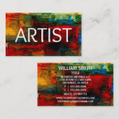 Kunsthandwerkskarte Visitenkarte (Vorne/Hinten)