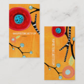 Kunsthandwerkskarte Visitenkarte (Vorne/Hinten)