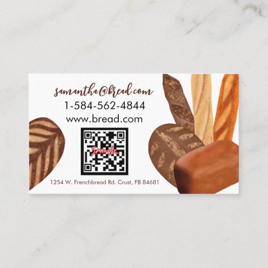 Kunsthandwerkskarte Visitenkarte (Rückseite)