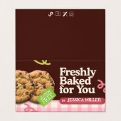 Kunsthandwerkskarte Visitenkarten (Außenseite Aufgefaltet)