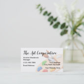 Kunsthandwerkskarten Visitenkarte (Stehend Vorderseite)