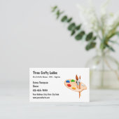 Kunsthandwerkskarten Visitenkarte (Stehend Vorderseite)