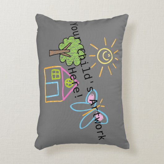 Kunsthandwerkskissen für benutzerdefinierte Kinder Dekokissen (Vorderseite(Vertikal))