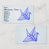 Kunsthandwerkskran Visitenkarte (Vorne/Hinten)