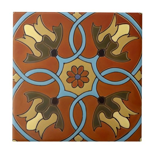 Kunsthandwerkskunst Fliese (Vorderseite)