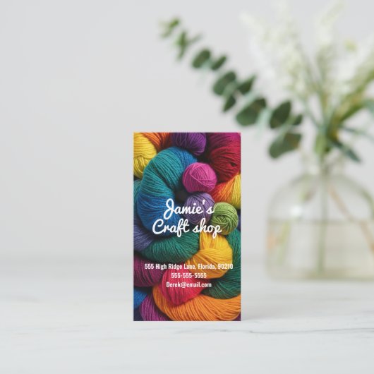 Kunsthandwerkskunst in Kunsthandwerkswerkstätten n Visitenkarte (Stehend Vorderseite)