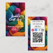 Kunsthandwerkskunst in Kunsthandwerkswerkstätten n Visitenkarte (Vorne/Hinten)