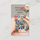 Kunsthandwerkskunst Kunsthandwerkskunst Strickkind Visitenkarte (Rückseite)