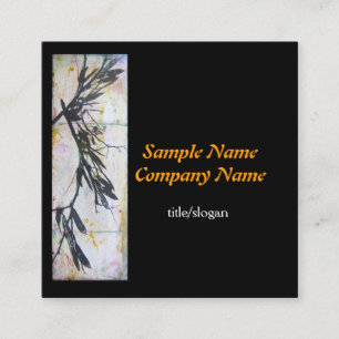 Kunsthandwerkskunst und Kunsthandwerkskarten Quadratische Visitenkarte