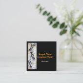 Kunsthandwerkskunst und Kunsthandwerkskarten Quadratische Visitenkarte (Stehend Vorderseite)