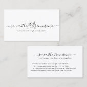 Kunsthandwerkskunst Visitenkarte (Vorne/Hinten)