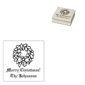 Kunsthandwerkskunst Weihnachtsfest Weihnachten Bri Gummistempel (Stempel)