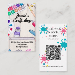 Kunsthandwerkskünstlerwerkstatt für Kinder Visitenkarte