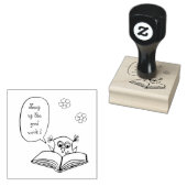 Kunsthandwerkslehrer in Schüssel Briefmarke Gummistempel (Stempel)