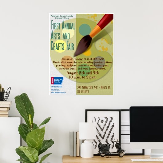 Kunsthandwerksmesse Poster (Heimbüro)