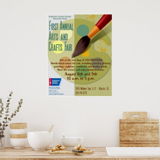 Kunsthandwerksmesse Poster (Küche)