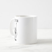 Kunsthandwerksmuster von Hand Rocker Kaffeetasse (Vorderseite Links)