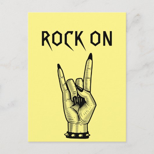 Kunsthandwerksmuster von Hand Rocker Postkarte (Vorderseite)