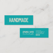 Kunsthandwerksverkäufer in Rustikal Mini Visitenkarte (Vorne/Hinten)