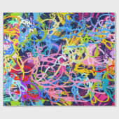 Kunsthintergrund. Nahtloses Muster mit Grunge  Geschenkpapier (Flach)