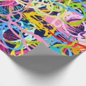 Kunsthintergrund. Nahtloses Muster mit Grunge Geschenkpapier (Ecke)