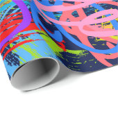 Kunsthintergrund. Nahtloses Muster mit Grunge Geschenkpapier (Rolleneckpunkt)