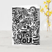 Kunsthistorische Geburtstagskarte Karte (Gelbe Blume)