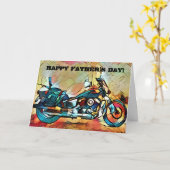 Kunsthistorkarte für Motorräder Karte (Gelbe Blume)