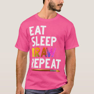 Kunsthochschule Geschenk Funny Sketching Zeichn Ar T-Shirt