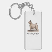 Kunstinfektion Schlüsselanhänger (Vorderseite links)
