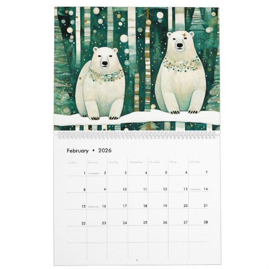 Kunstkalender 2025 kalender (Feb 2026)