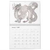 Kunstkalender für Schwarz und Weiß Kalender (Jan 2027)