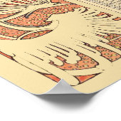 Kunstkalender im Jugendstil der viktorianischen Är Poster (Ecke)