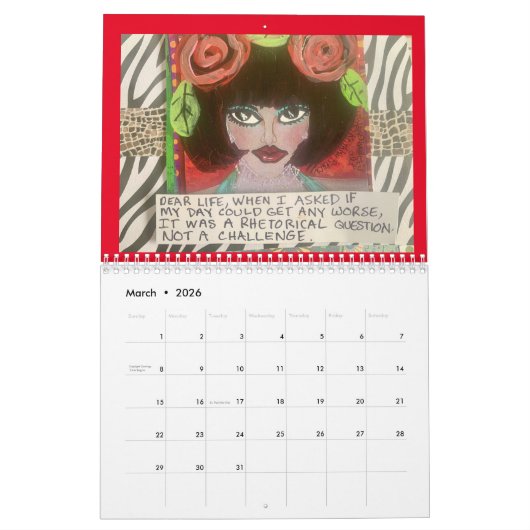 Kunstkalender Kalender (Mär 2026)