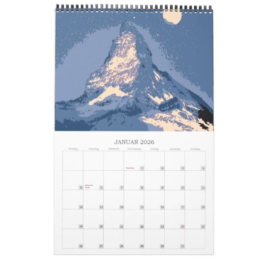 Kunstkalender Kalender (Jan 2026)