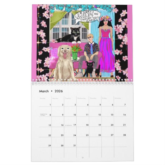 Kunstkalender Kalender (Mär 2026)