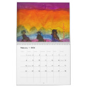 Kunstkalender mit vielen Gemälden von Tamar Raine, Kalender (Feb 2026)
