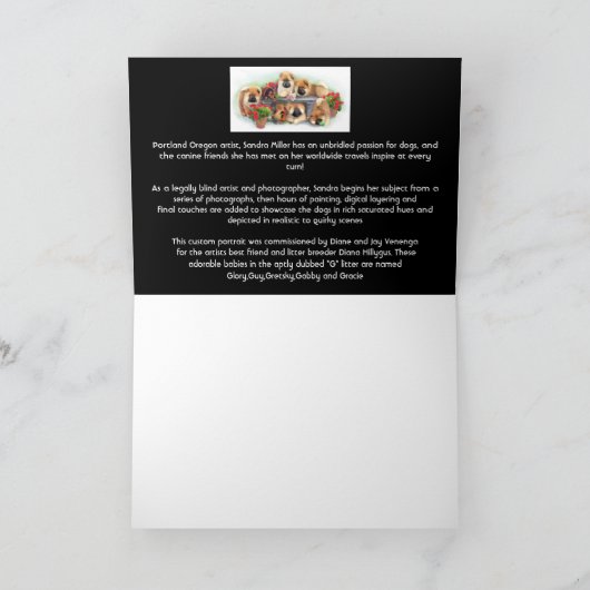 Kunstkarte "GARDEN HELPERS" Karte (Innenseite)