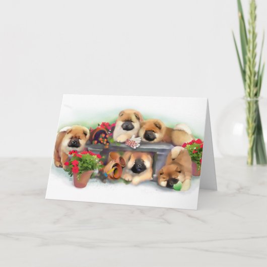 Kunstkarte "GARDEN HELPERS" Karte (Vorderseite)