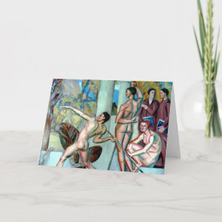 Kunstkarte 'Gesunder Geist in einem gesunden Körpe Karte