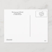 KUNSTKARTE: MADONNA & KIND FEIERTAGSPOSTKARTE (Rückseite)