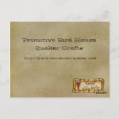 Kunstkarte Postkarte (Rückseite)