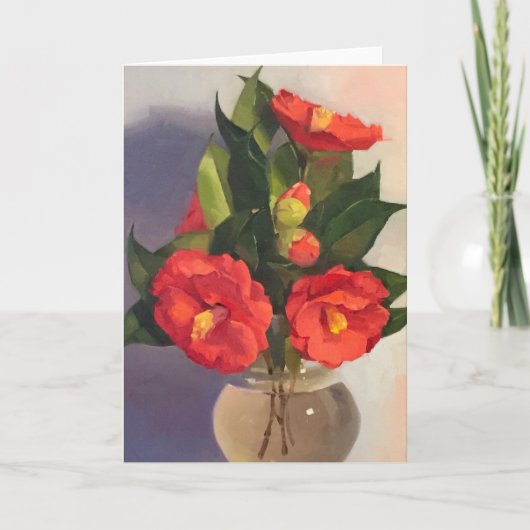 Kunstkarte, unbedruckte Innenseite. Kunst von Sara Karte (Vorderseite)